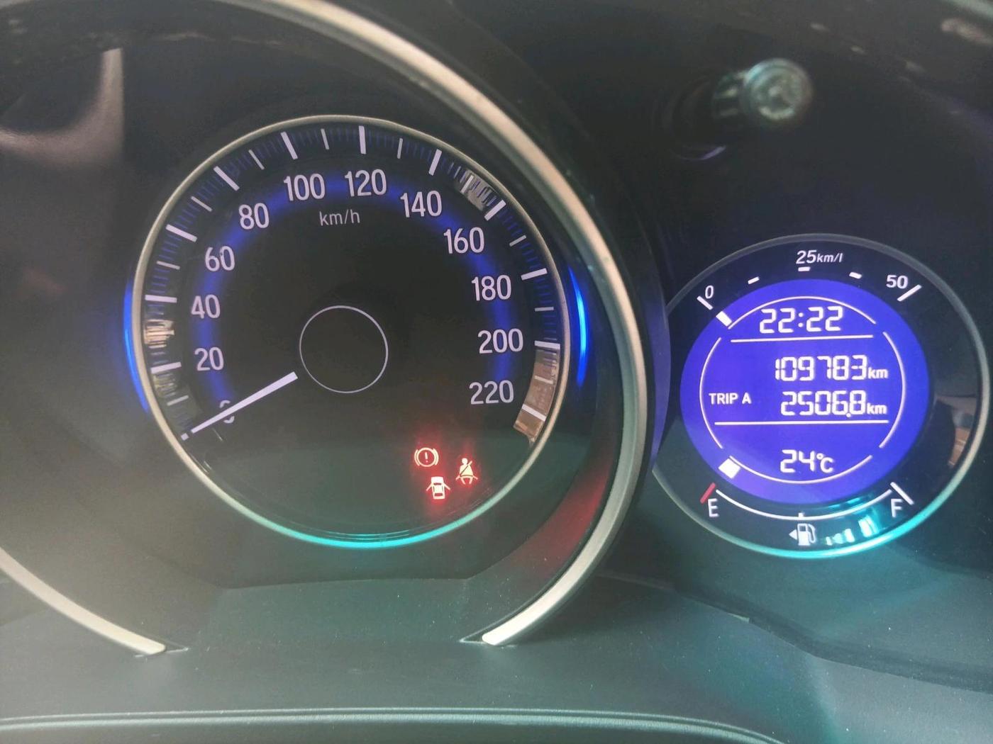 2017 Honda Jazz 1.2L I-VTEC V AT, Petrol, Automatic, 1,09,783 km, interior