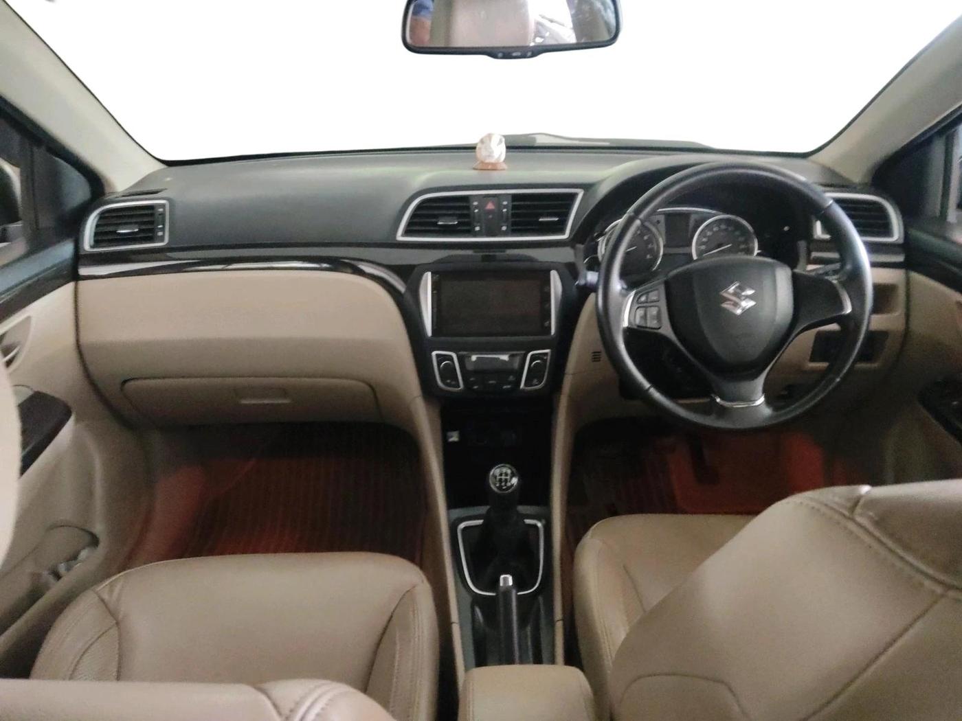 2017 Maruti Ciaz ALPHA 1.4 PETROL, Petrol, Manual, 83,619 km, interior