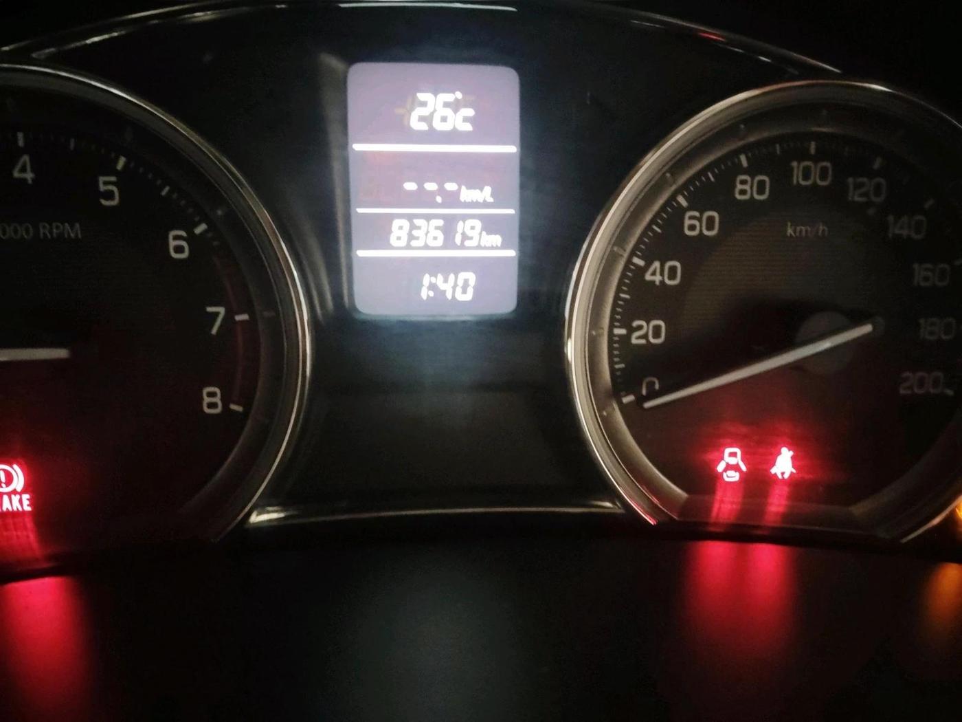 2017 Maruti Ciaz ALPHA 1.4 PETROL, Petrol, Manual, 83,619 km, interior