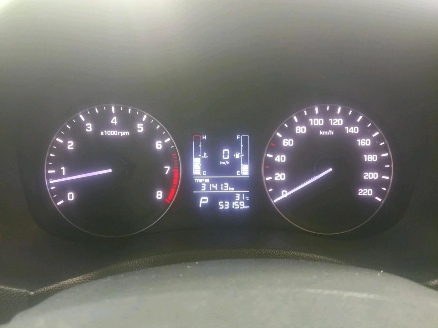 2017 Hyundai Creta SX PLUS AT 1.6 PETROL, Petrol, Automatic, 53,159 km, interior