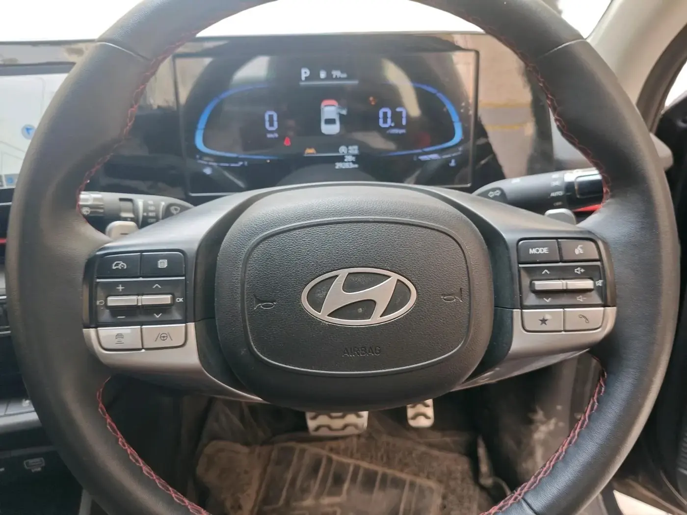 2024 Hyundai Verna SX (O) 1.5 TURBO PETROL DCT, Petrol, Automatic, 29,600 km, interior