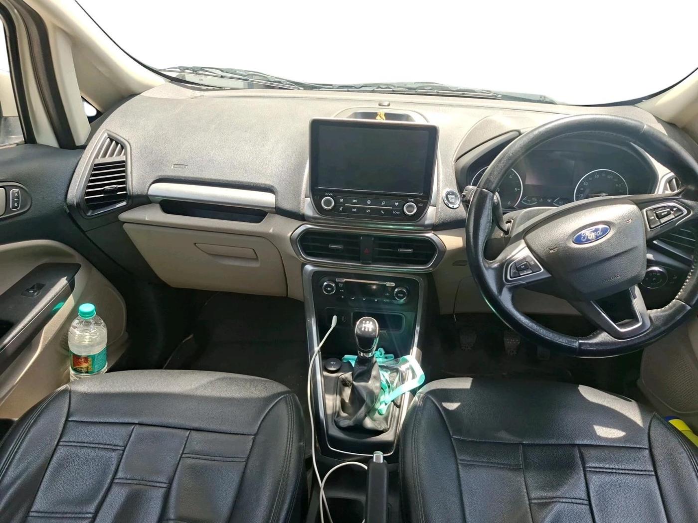 2020 Ford Ecosport TITANIUM 1.5L DIESEL, Diesel, Manual, 1,39,863 km, interior