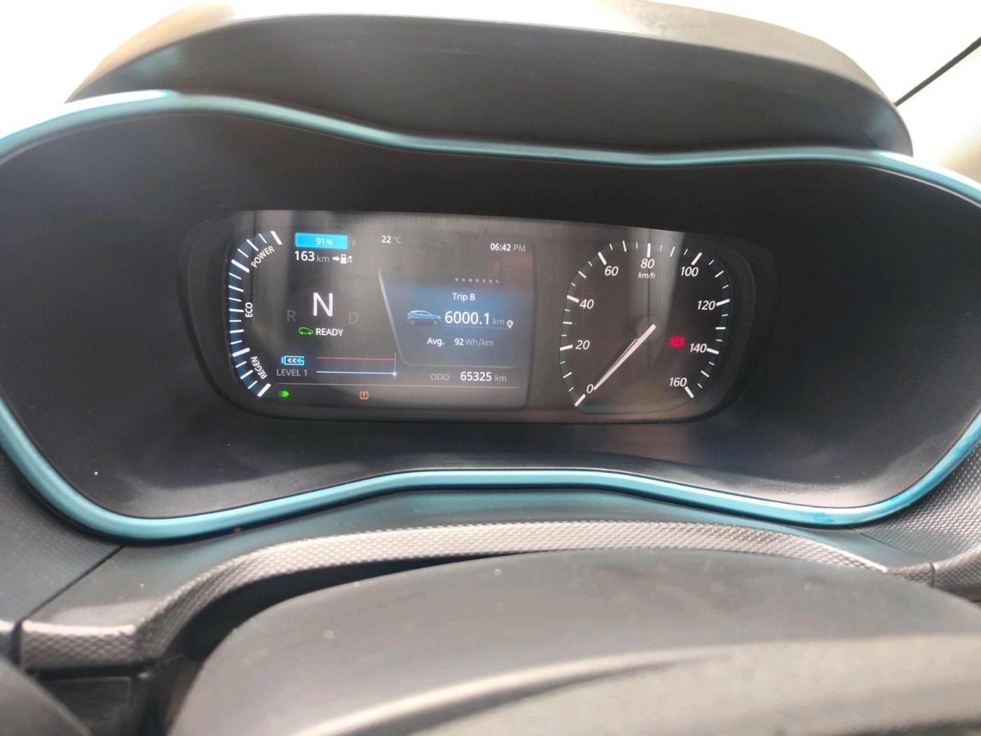 2021 Tata NEXON EV XZ PLUS LUX, Electric, Automatic, 65,325 km, interior