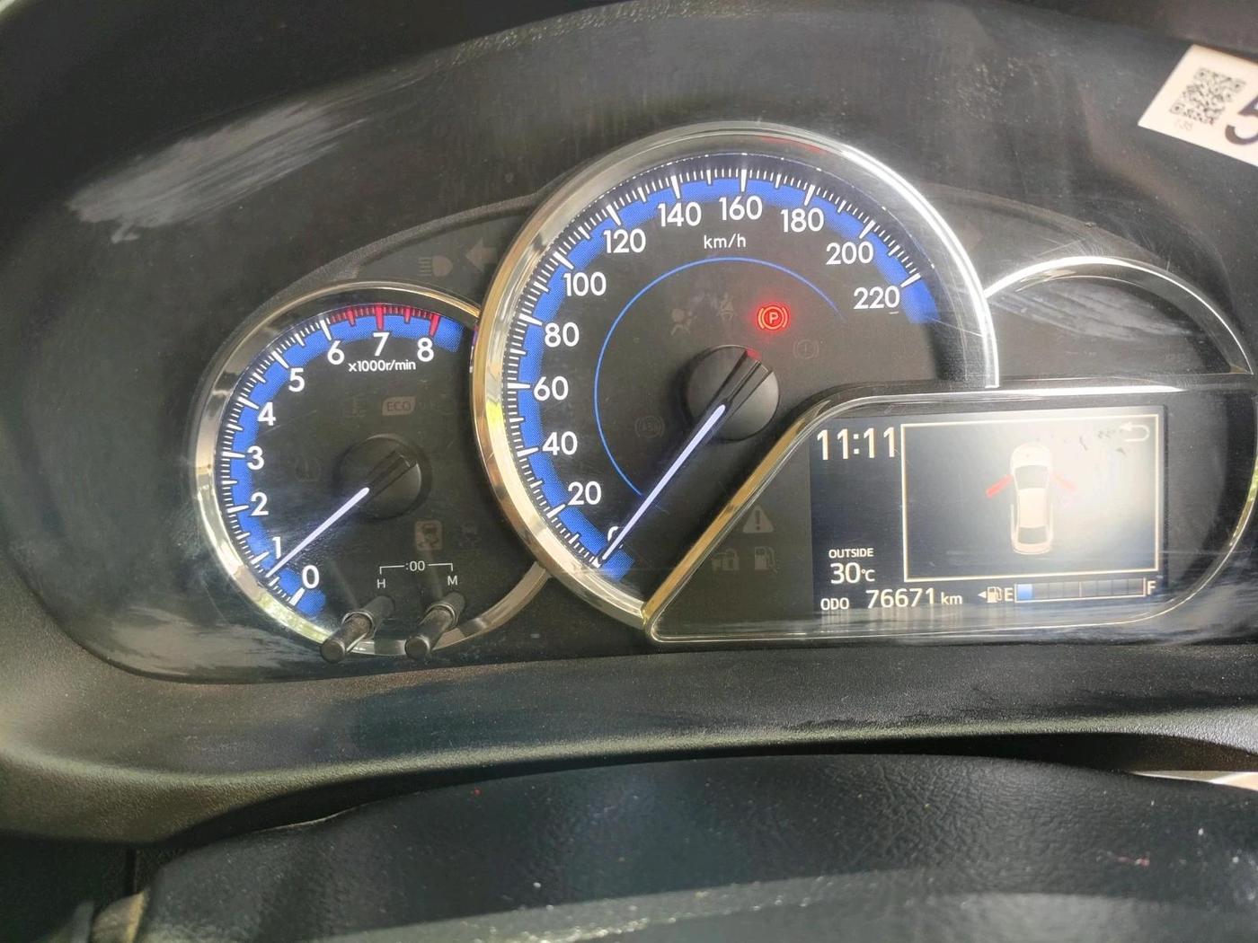 2021 Toyota YARIS V MT, Petrol, Manual, 76,671 km, interior