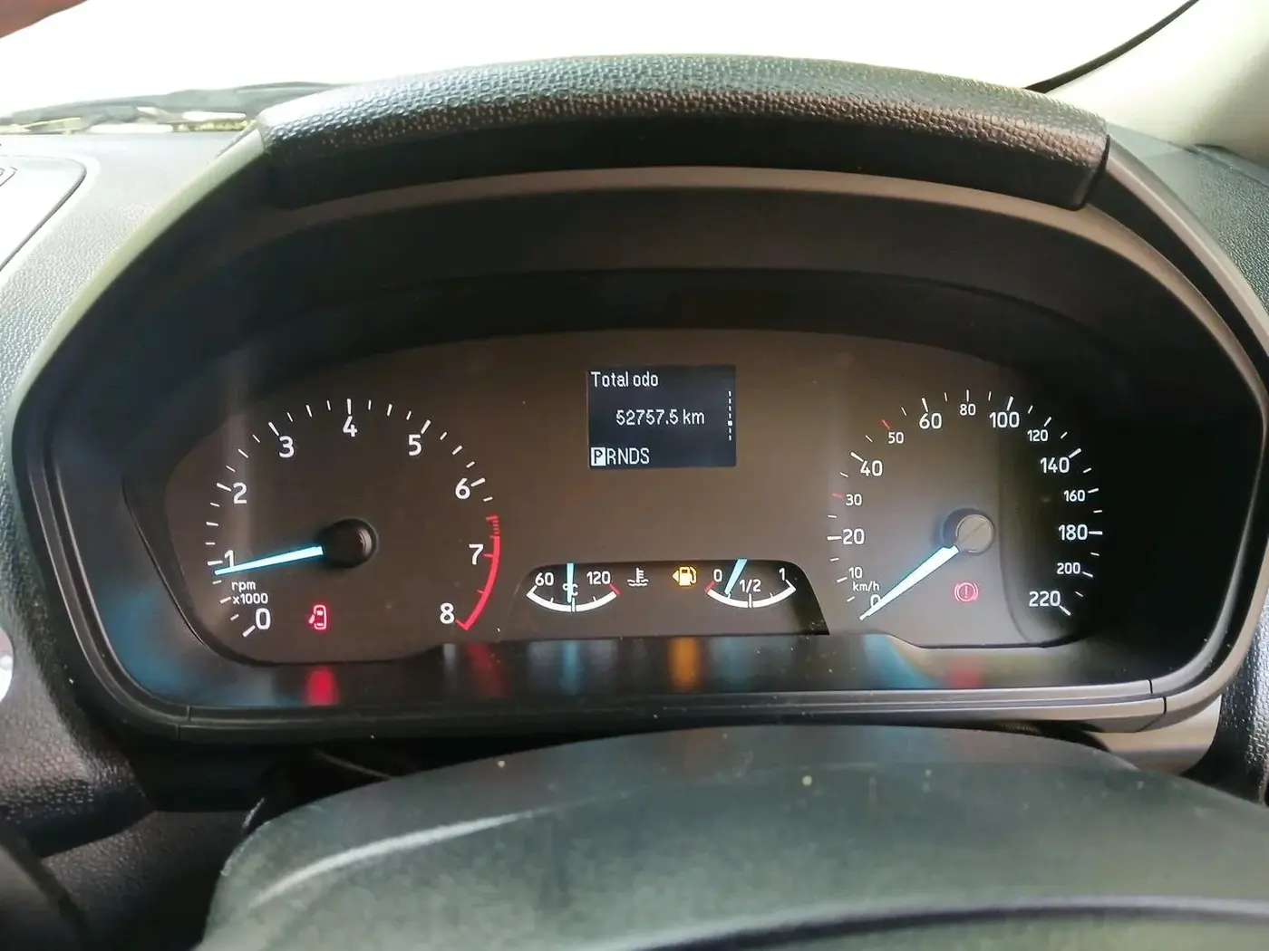 2018 Ford Ecosport TITANIUM + 1.5L PETROL AT, Petrol, Automatic, 52,757 km, interior