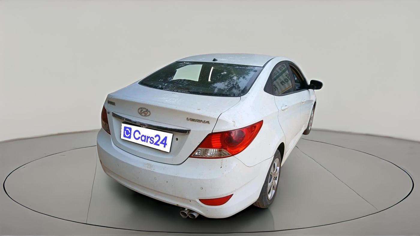2012 Hyundai Verna FLUIDIC VTVT 1.6 EX AT, Petrol, Automatic, 91,190 km, exterior