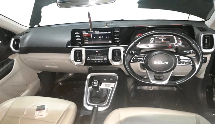 2022 KIA SONET HTX ANNIVERSARY EDITION 1.0 IMT, Petrol, Manual, 61,558 km, interior