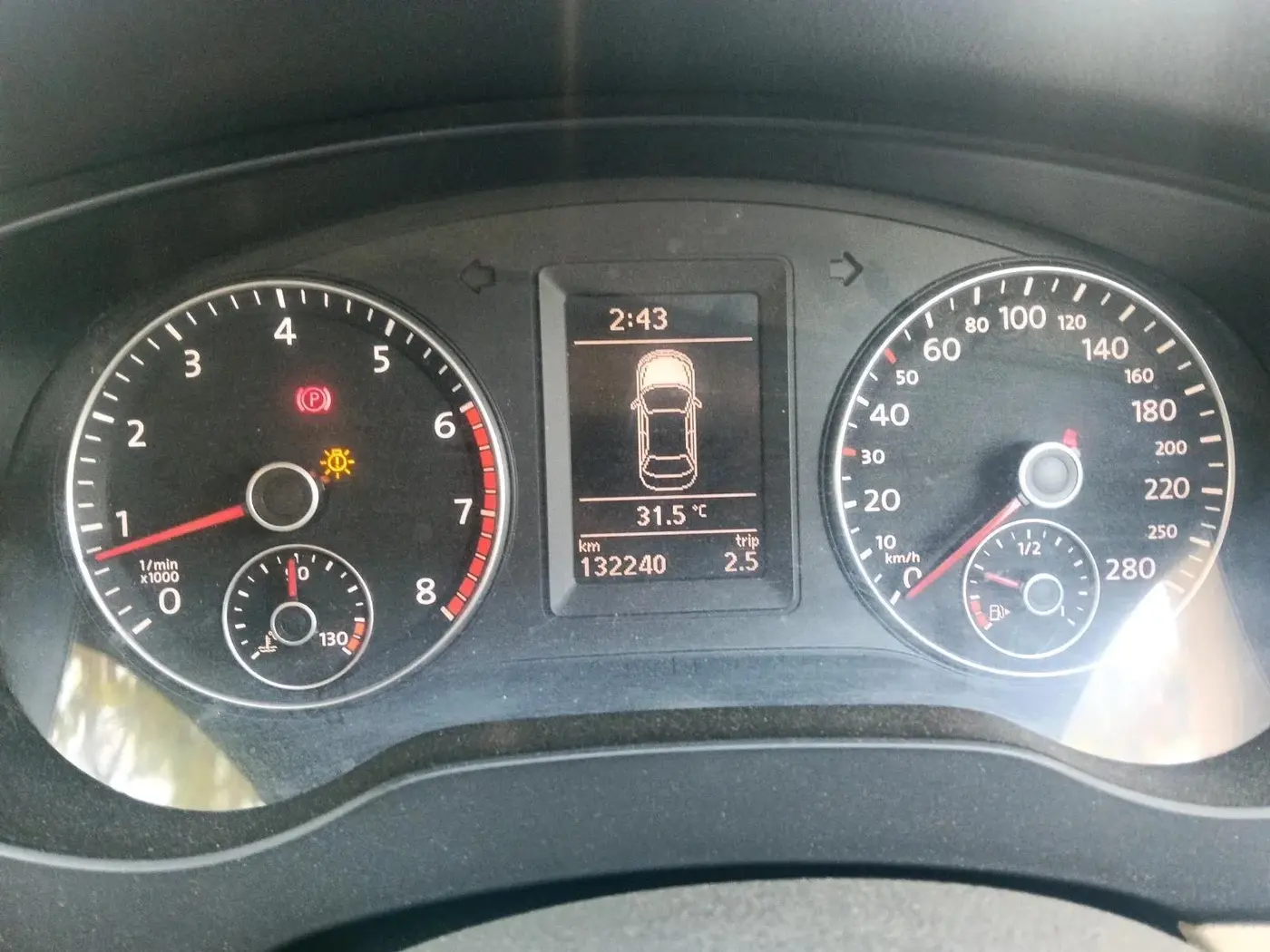 2012 Volkswagen Jetta COMFORTLINE TSI, Petrol, Manual, 1,32,240 km, interior
