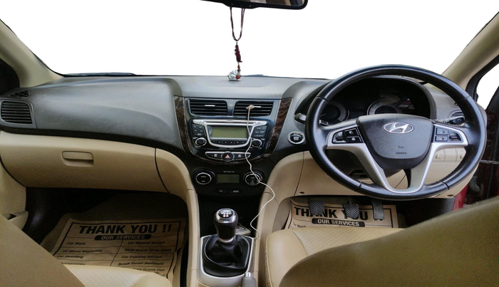 2014 Hyundai Verna FLUIDIC 1.6 VTVT SX OPT, Petrol, Manual, 85,121 km, interior