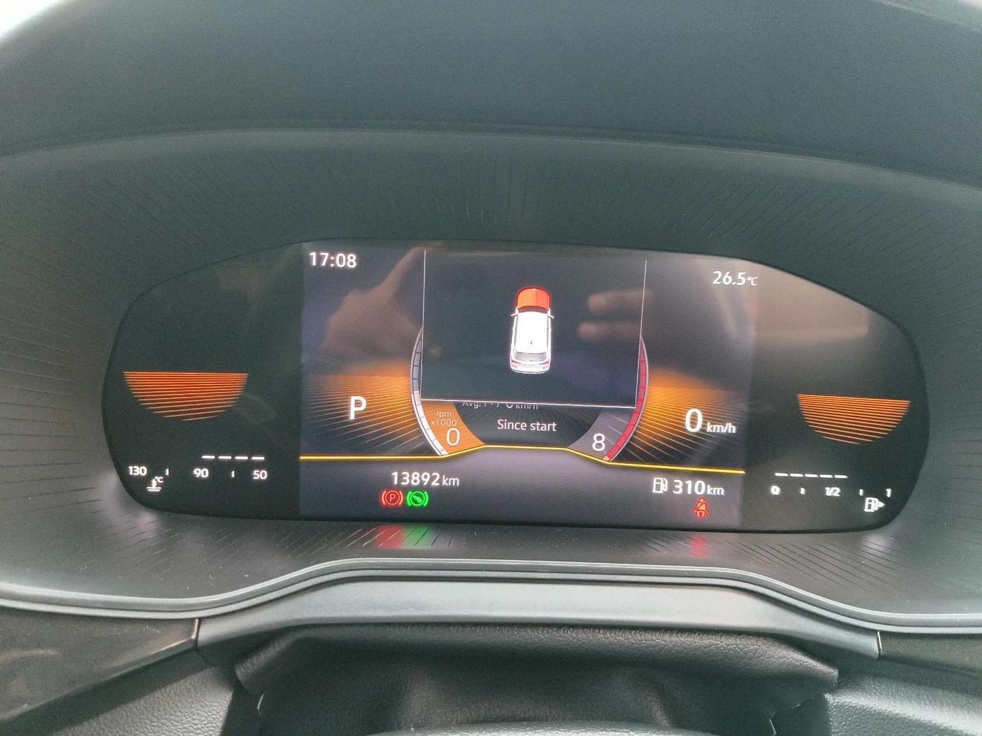 2023 Skoda KUSHAQ STYLE 1.0L TSI AT (6 AIRBAGS), Petrol, Automatic, 13,892 km, interior