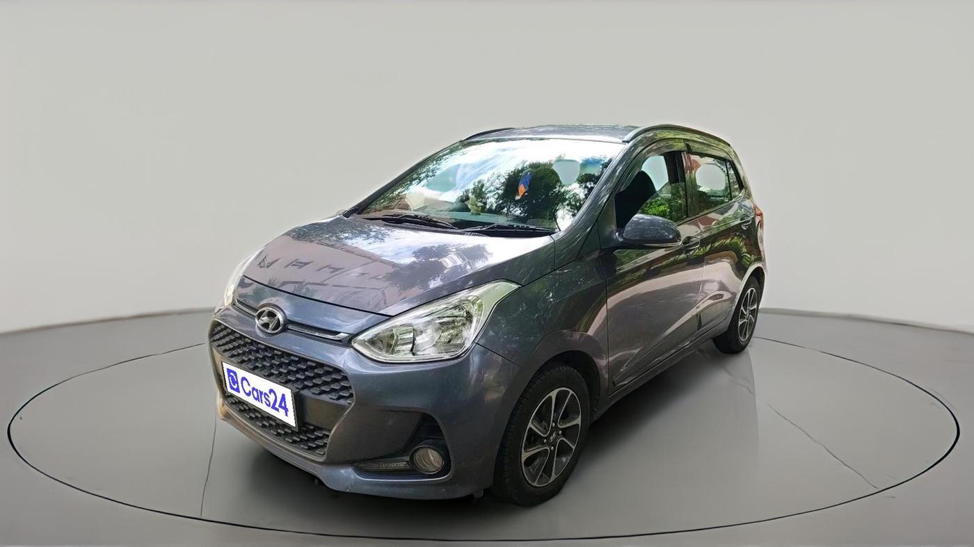 2017 Hyundai Grand i10 SPORTZ (O) AT 1.2 KAPPA VTVT, Petrol, Automatic, 45,789 km, exterior