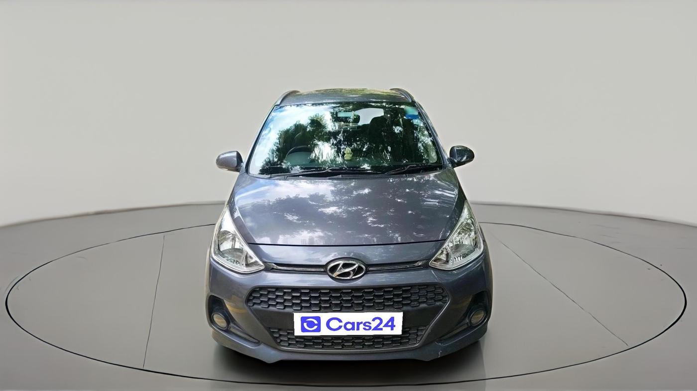 2017 Hyundai Grand i10 SPORTZ (O) AT 1.2 KAPPA VTVT, Petrol, Automatic, 45,789 km, exterior