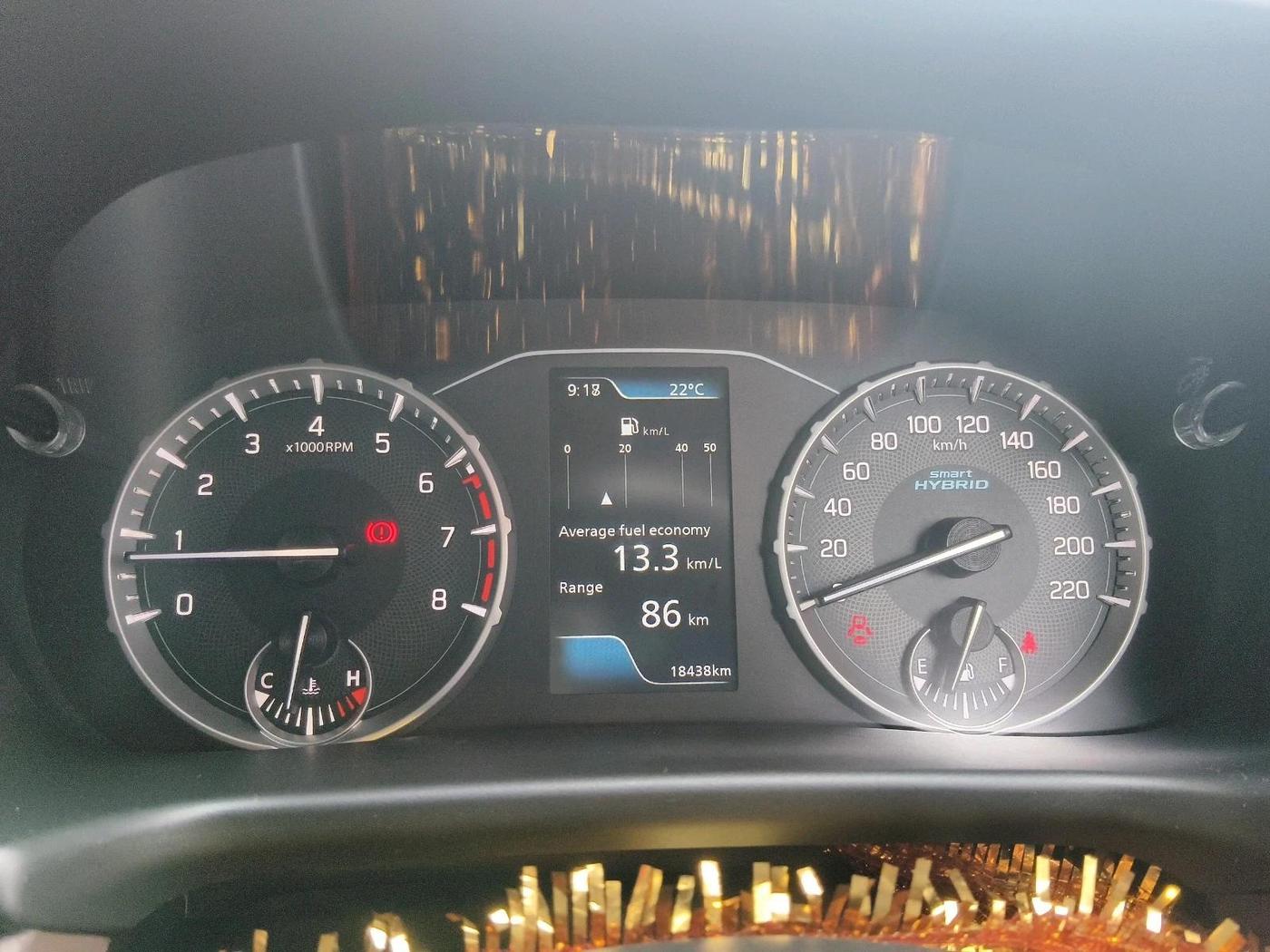 2022 Maruti BREZZA ZXI + SMART HYBRID DUAL TONE, Petrol, Manual, 18,438 km, interior