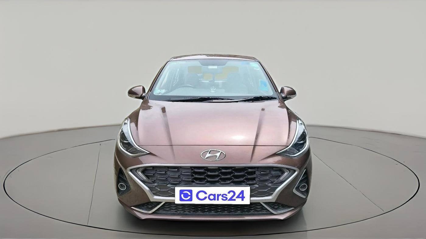2021 Hyundai AURA SX PLUS 1.2 AMT, Petrol, Automatic, 6,229 km, exterior