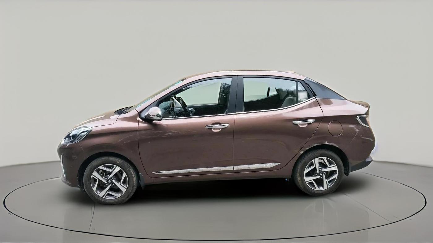 2021 Hyundai AURA SX PLUS 1.2 AMT, Petrol, Automatic, 6,229 km, exterior
