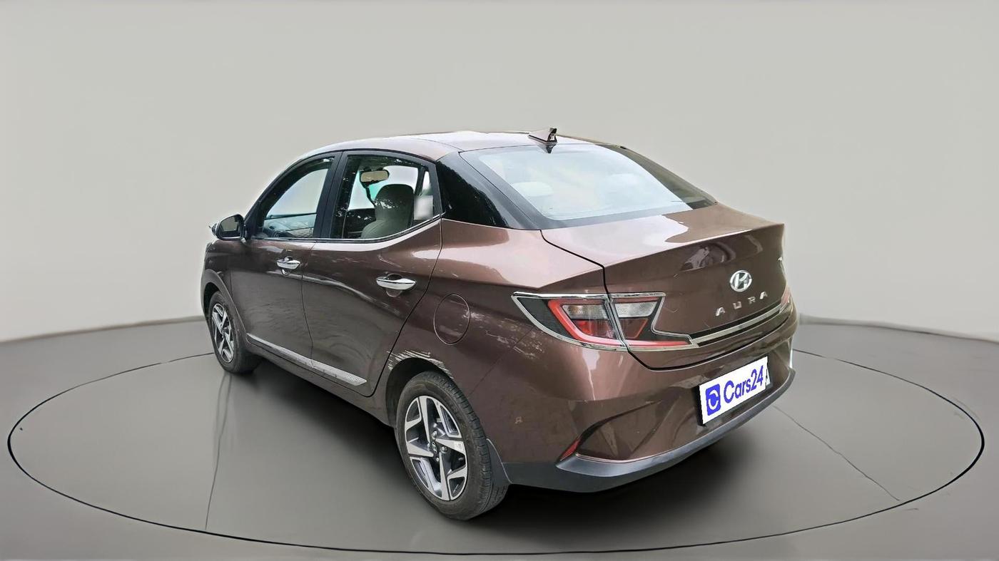 2021 Hyundai AURA SX PLUS 1.2 AMT, Petrol, Automatic, 6,229 km, exterior