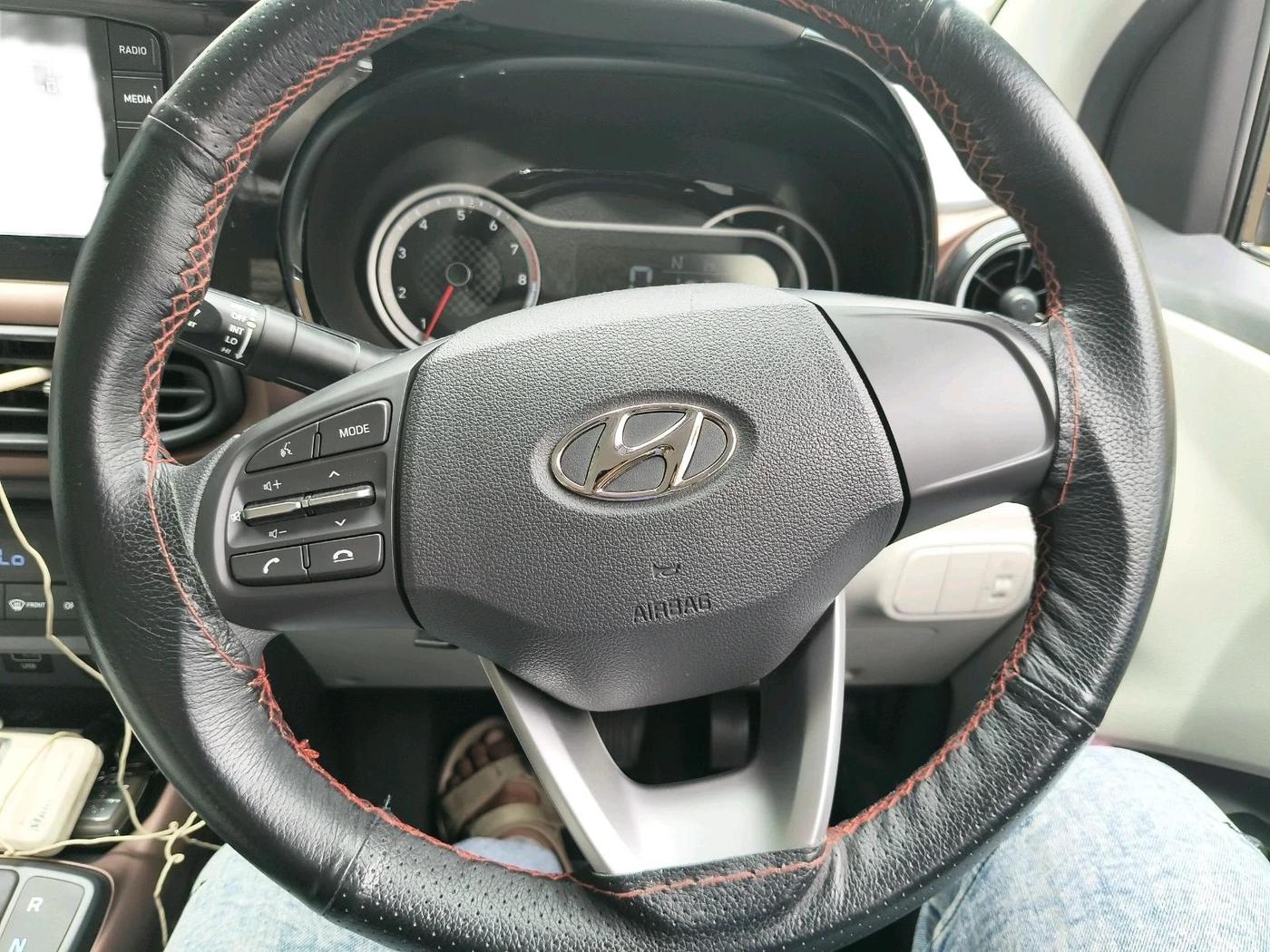 2021 Hyundai AURA SX PLUS 1.2 AMT, Petrol, Automatic, 6,229 km, interior