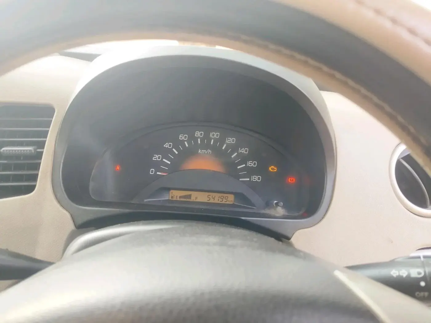 2013 Maruti Wagon R 1.0 LXI, CNG, Manual, 54,199 km, interior