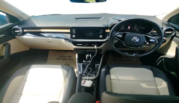 2023 Skoda SLAVIA STYLE 1.0L TSI AT, Petrol, Automatic, 6,045 km, interior