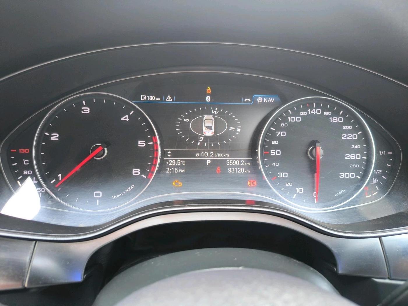 2012 Audi A6 2.0 TDI PREMIUM, Diesel, Automatic, 93,120 km, interior