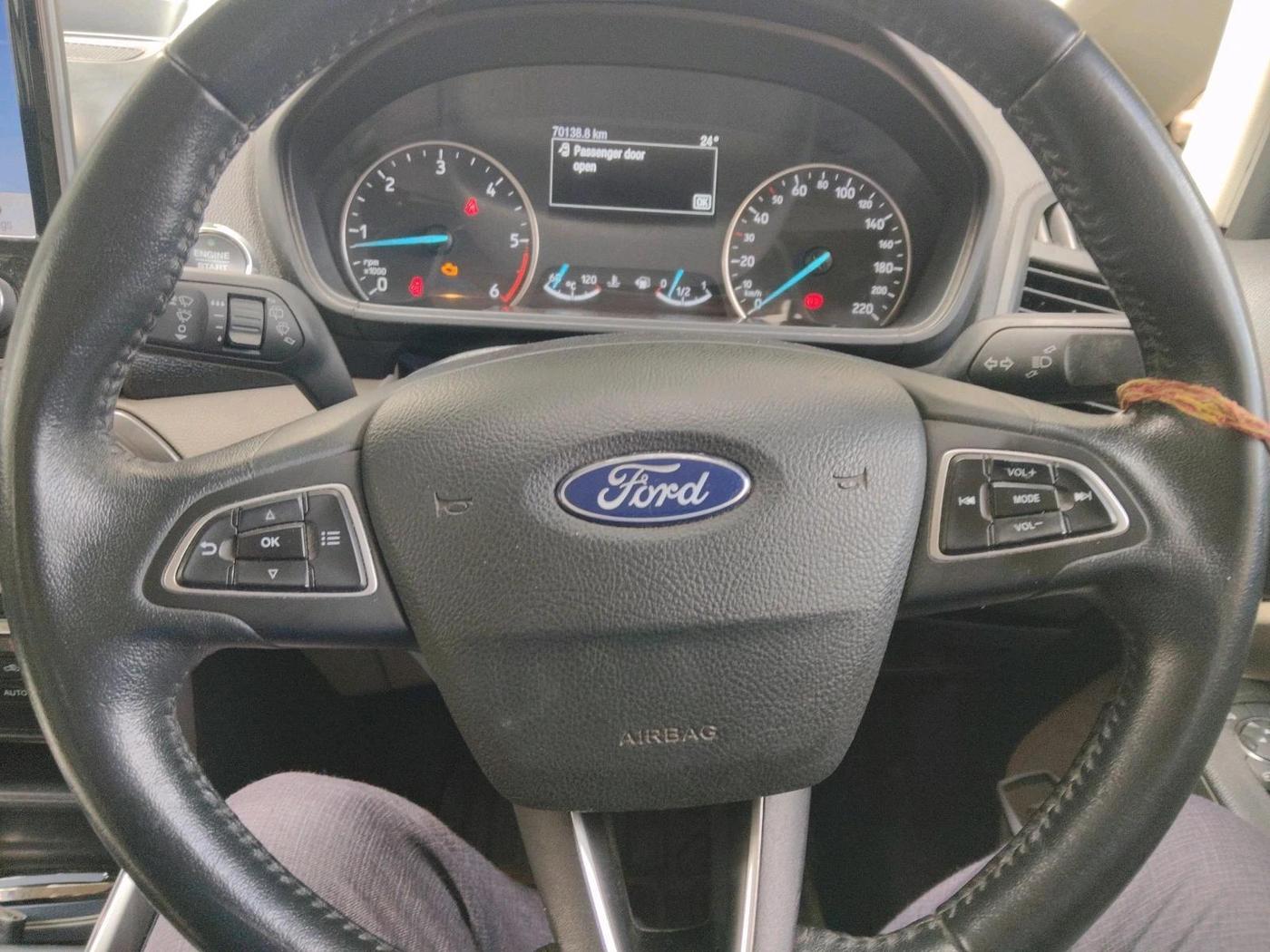 2020 Ford Ecosport TITANIUM 1.5L DIESEL, Diesel, Manual, 70,138 km, interior