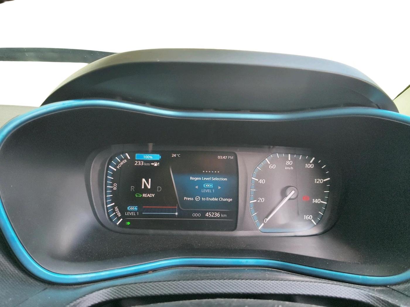 2022 Tata NEXON EV XZ PLUS LUX, Electric, Automatic, 45,236 km, interior