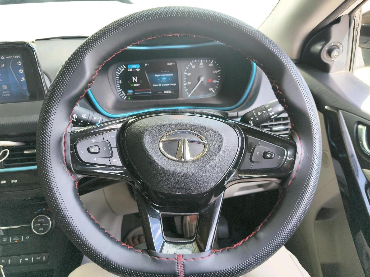 2022 Tata NEXON EV XZ PLUS LUX, Electric, Automatic, 45,236 km, interior