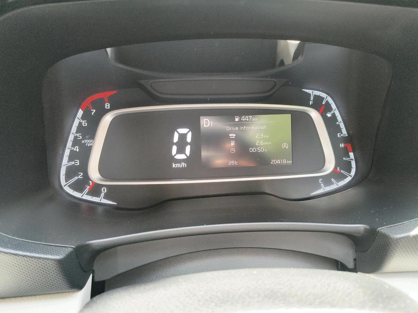 2023 KIA SONET HTX 1.0 DCT, Petrol, Automatic, 20,416 km, interior
