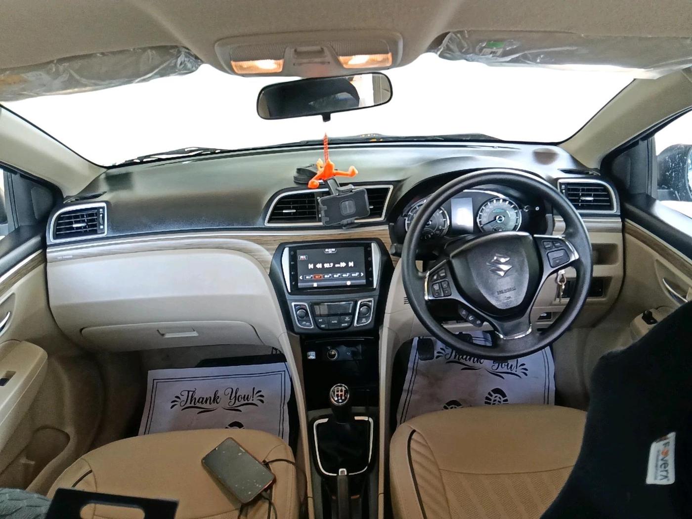2022 Maruti Ciaz ZETA 1.5 SHVS MT PETROL, Petrol, Manual, 23,979 km, interior
