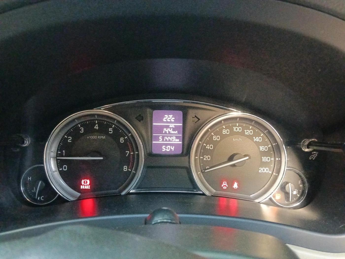 2016 Maruti Ciaz VXI, Petrol, Manual, 51,449 km, interior