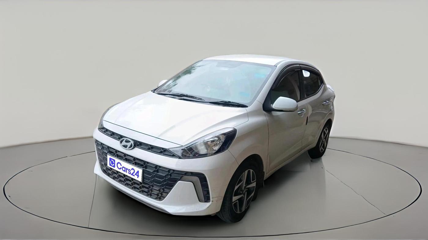 2023 Hyundai AURA SX 1.2 CNG, CNG, Manual, 46,433 km, exterior