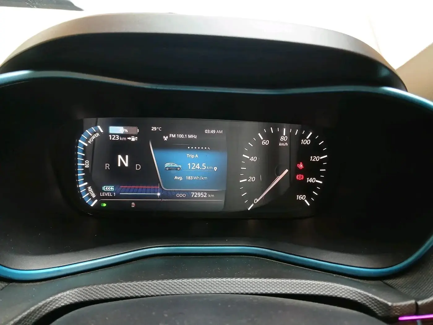 2022 Tata NEXON EV XZ PLUS, Electric, Automatic, 72,952 km, interior