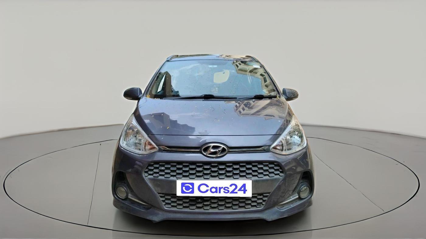 2018 Hyundai Grand i10 SPORTZ AT 1.2 KAPPA VTVT, Petrol, Automatic, 47,446 km, exterior
