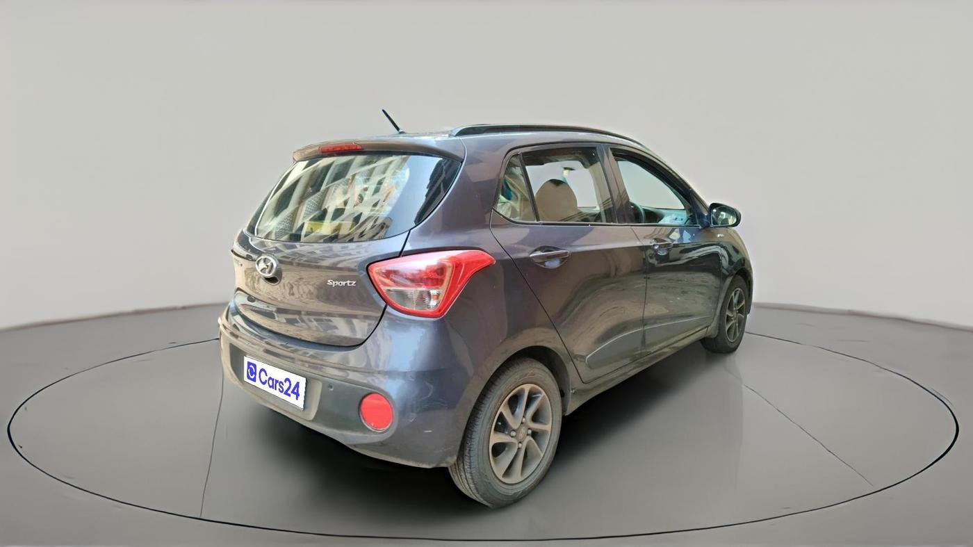 2018 Hyundai Grand i10 SPORTZ AT 1.2 KAPPA VTVT, Petrol, Automatic, 47,446 km, exterior