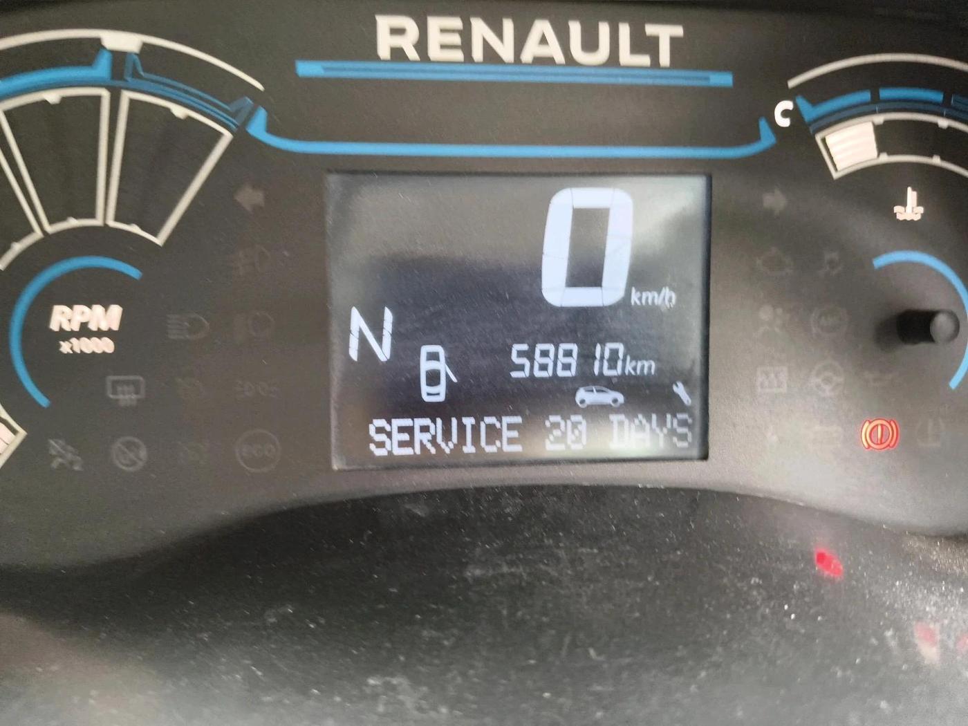 2020 Renault TRIBER RXT AMT, Petrol, Automatic, 58,810 km, interior