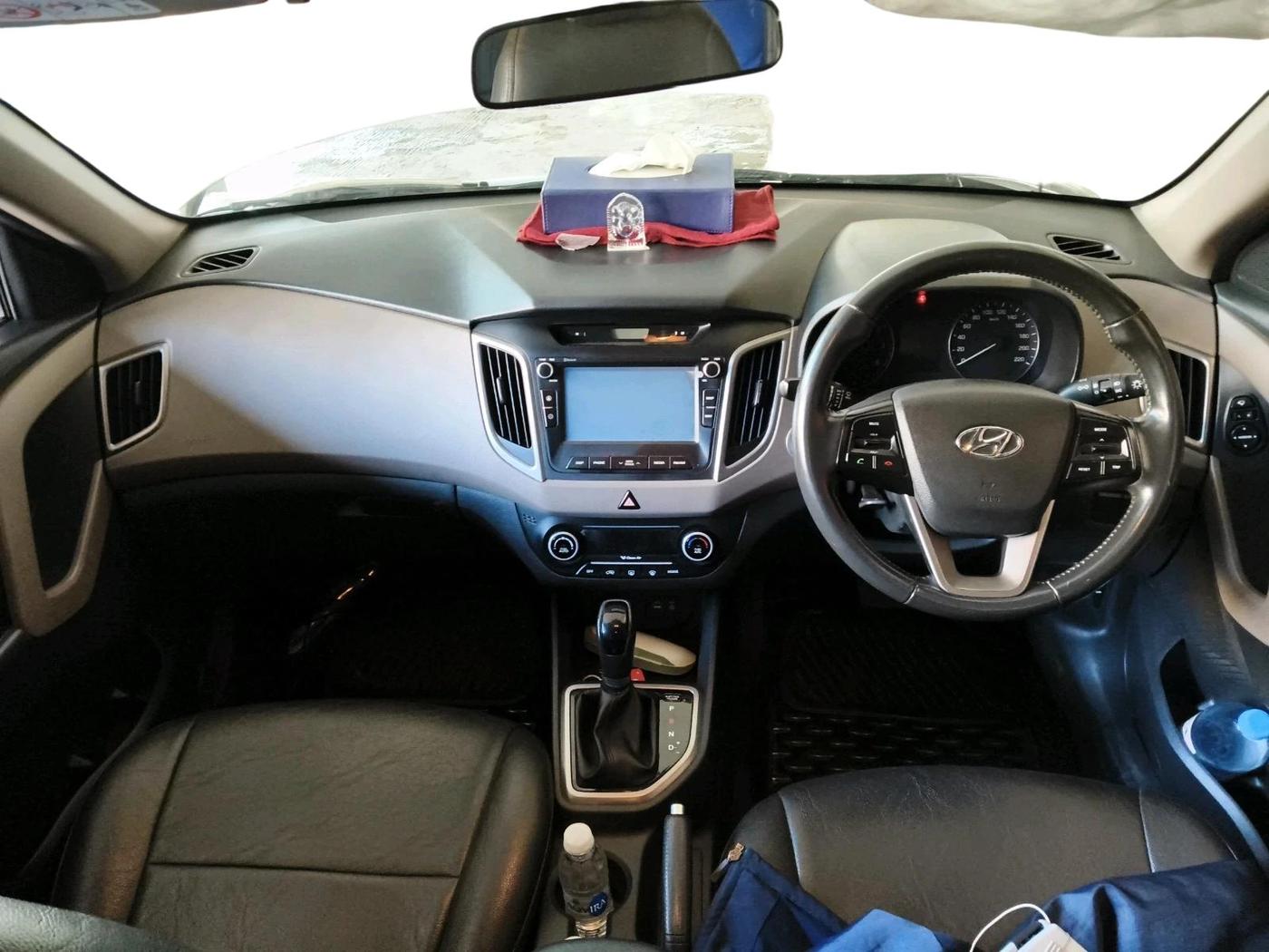 2016 Hyundai Creta SX PLUS AT 1.6 PETROL, Petrol, Automatic, 50,243 km, interior