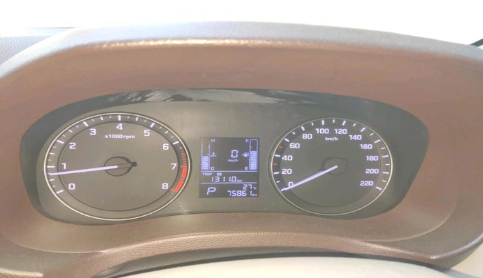 2016 Hyundai Creta SX PLUS AT 1.6 PETROL, Petrol, Automatic, 75,861 km, interior