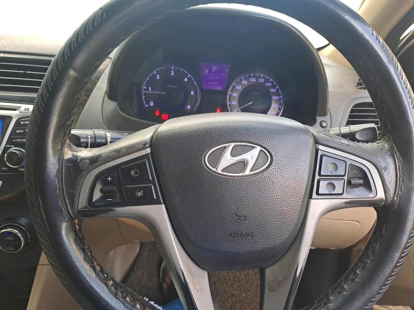 2012 Hyundai Verna FLUIDIC 1.6 CRDI SX OPT AT, Diesel, Automatic, 1,61,254 km, interior