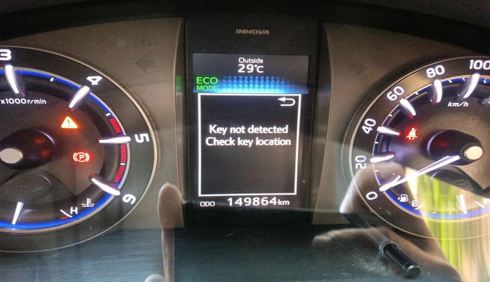 2016 Toyota Innova Crysta 2.4 VX 8 STR, Diesel, Manual, 1,49,864 km, interior