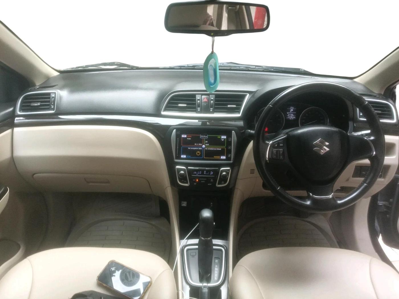 2017 Maruti Ciaz ALPHA  AT 1.4  PETROL, Petrol, Automatic, 51,561 km, interior