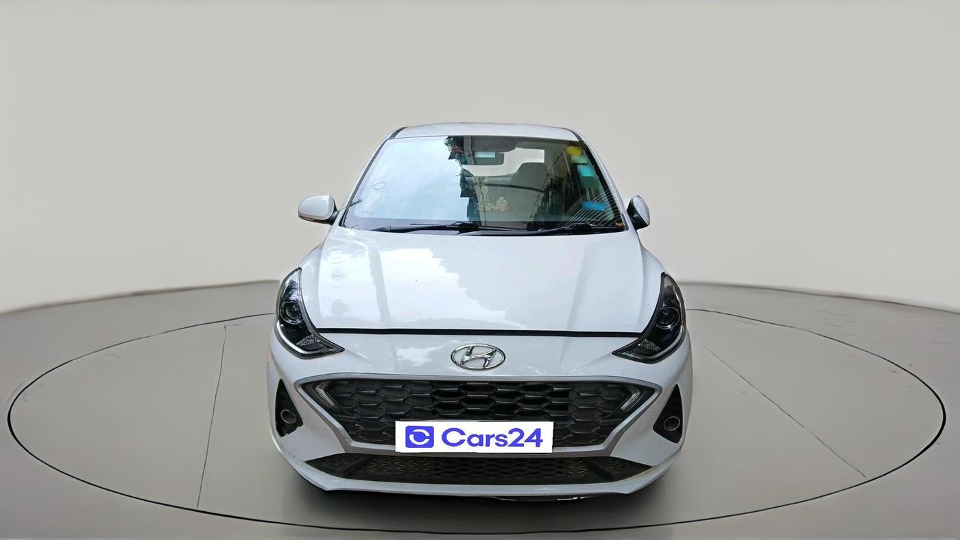 2021 Hyundai AURA SX PLUS 1.2 AMT, Petrol, Automatic, 53,856 km, exterior