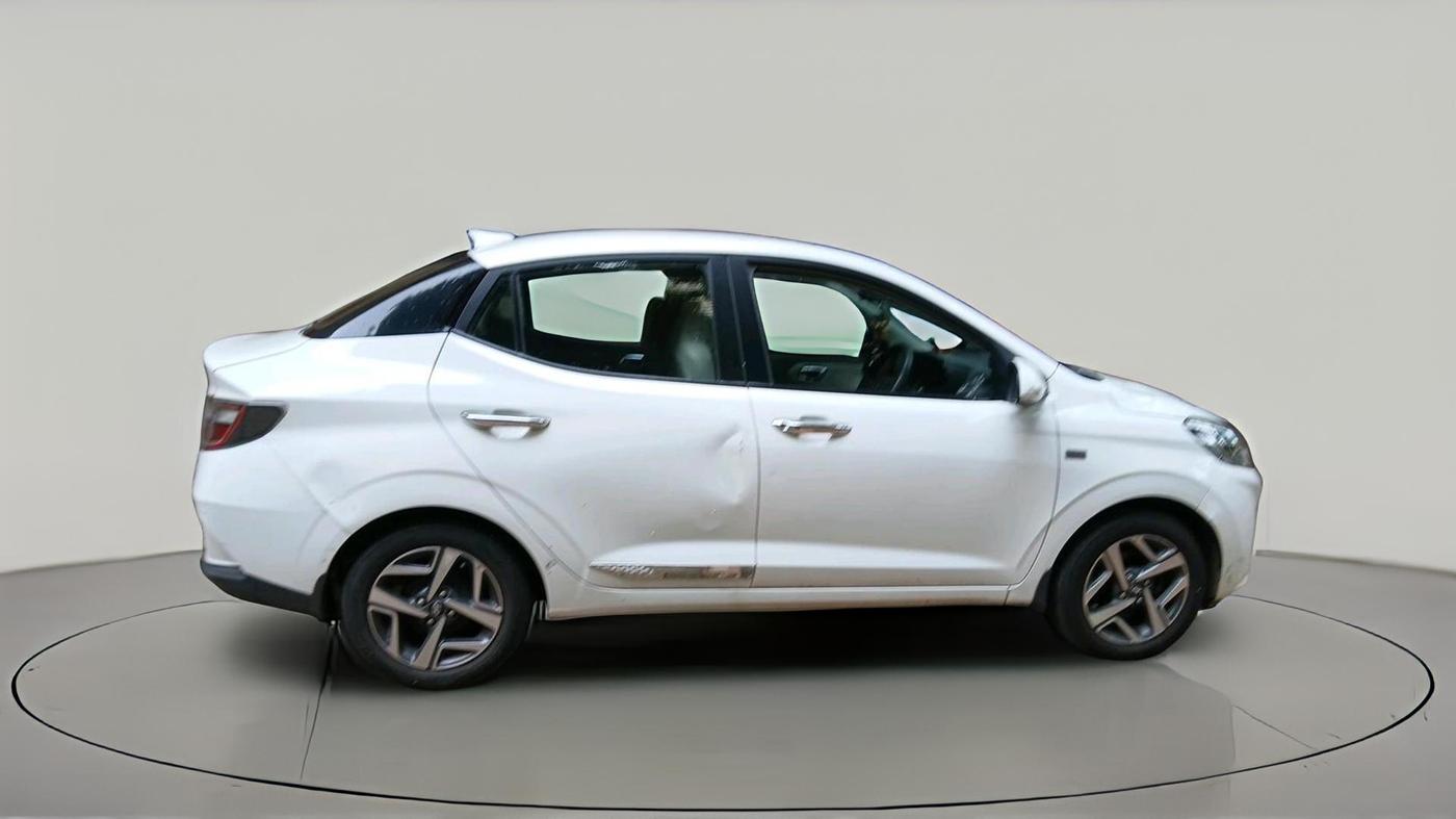 2021 Hyundai AURA SX PLUS 1.2 AMT, Petrol, Automatic, 53,856 km, exterior