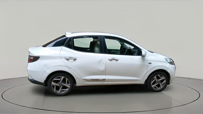 2021 Hyundai AURA SX PLUS 1.2 AMT, Petrol, Automatic, 53,856 km, exterior