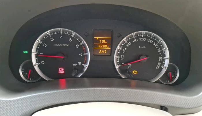 2014 Maruti Ertiga VXI CNG, CNG, Manual, 72,208 km, interior