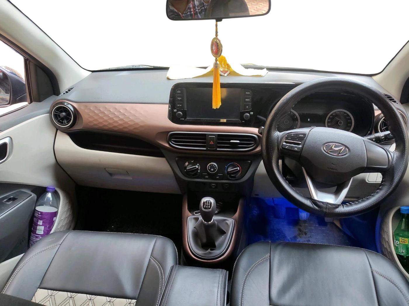 2022 Hyundai AURA SX 1.2 CNG, CNG, Manual, 43,059 km, interior