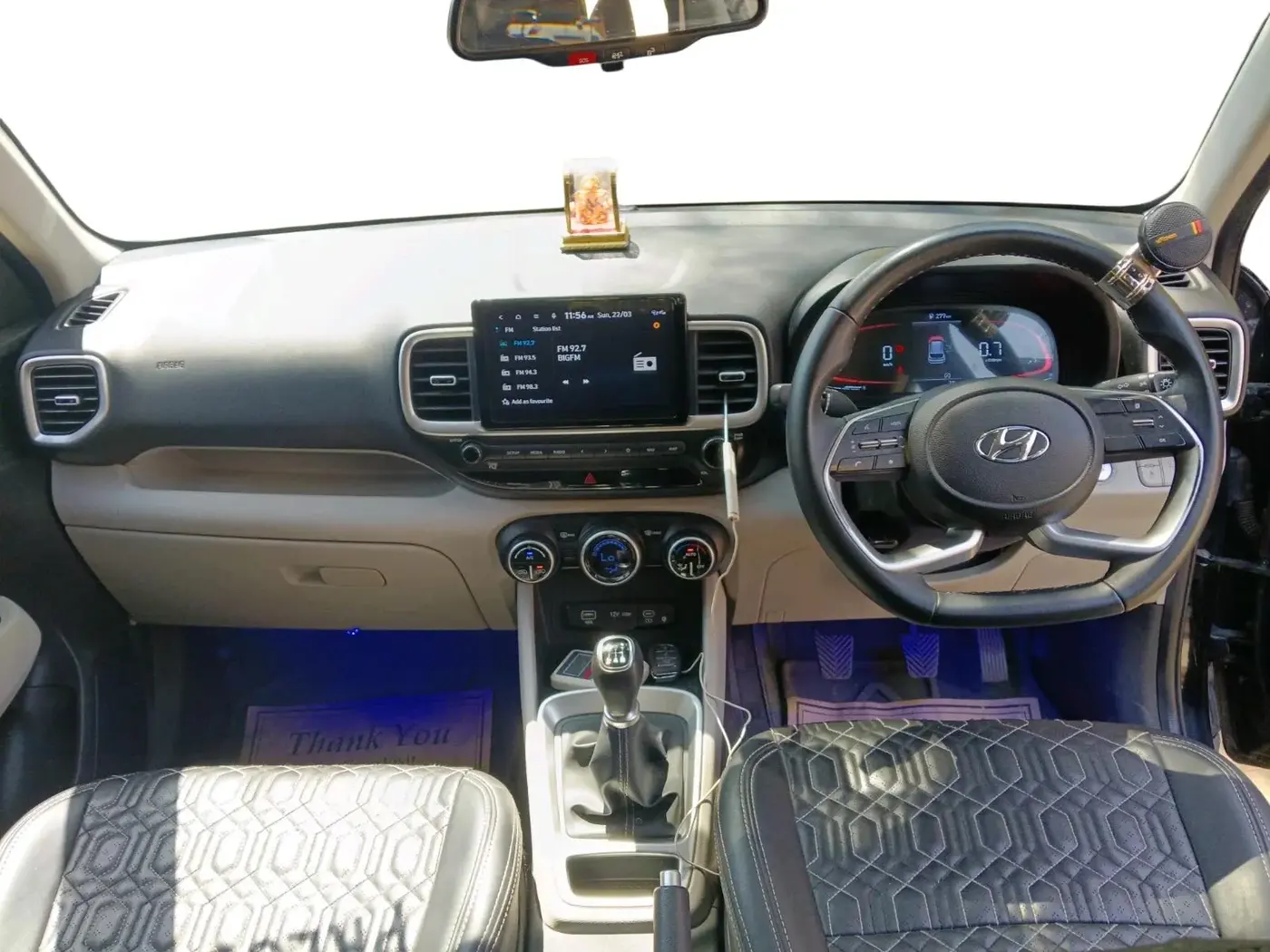 2024 Hyundai VENUE SX 1.2 PETROL, Petrol, Manual, 26,171 km, interior