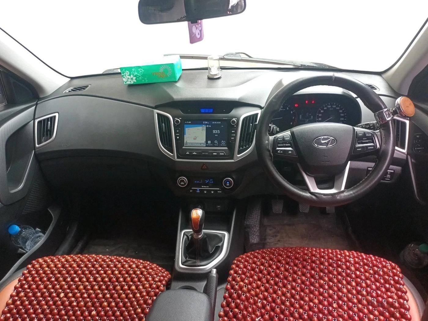 2018 Hyundai Creta SX 1.6 PETROL DUAL TONE, Petrol, Manual, 44,099 km, interior