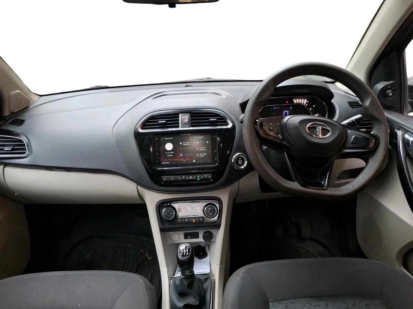2022 Tata TIGOR XZ PLUS CNG, CNG, Manual, 94,373 km, interior