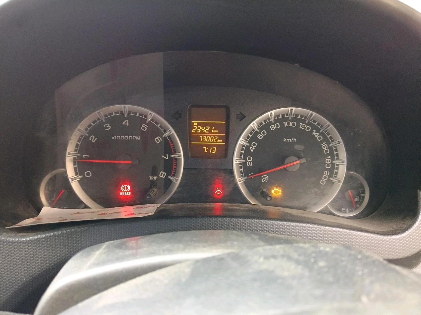 2014 Maruti Swift VXI, CNG, Manual, 73,002 km, interior