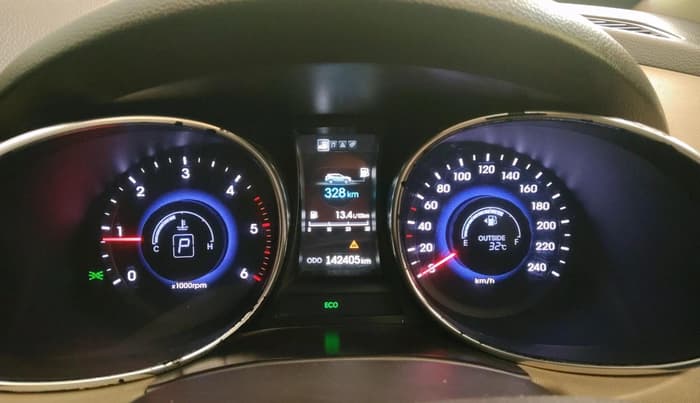 2015 Hyundai Santa Fe 4 WD AT, Diesel, Automatic, 1,42,405 km, interior